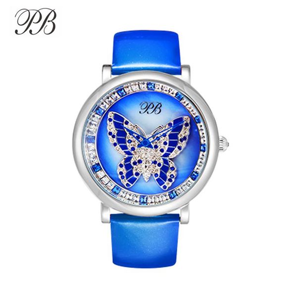 wristwatches pb women watches rotatable diamond crystal butterfly waterproof leather quartz tend ng, Slivery;brown
wristwatches pb women watches rotatable diamond crystal butterfly waterproof leather quartz tend ng, Slivery;brown