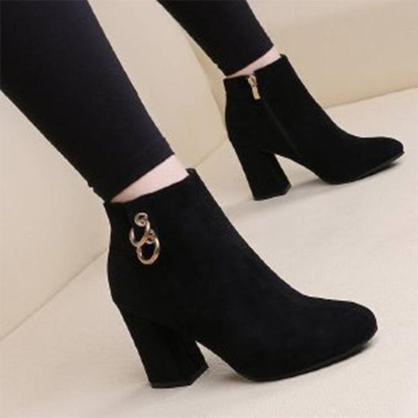 boots autumn winner women warm velvet ladies solid black ankle female fashion retro vintage high heel side zip shoes plus size
boots autumn winner women warm velvet ladies solid black ankle female fashion retro vintage high heel side zip shoes plus size