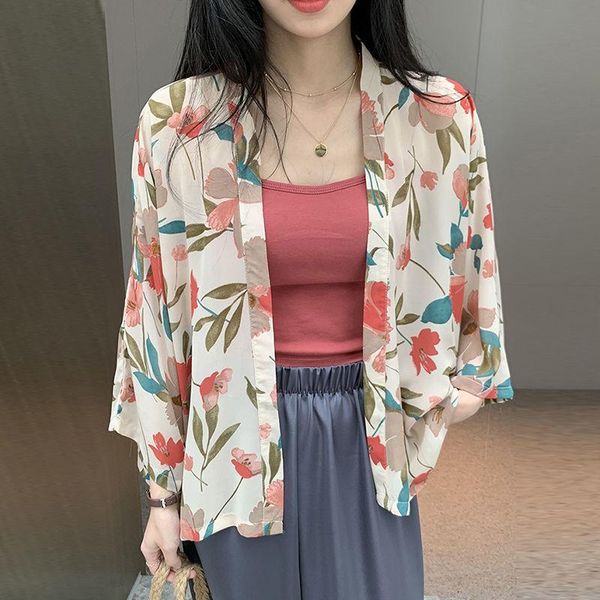 ethnic clothing women harajuku cardigan japanese kimono summer floral loose blouse thin transparent sunscreen coat yukata clothes, Red
ethnic clothing women harajuku cardigan japanese kimono summer floral loose blouse thin transparent sunscreen coat yukata clothes, Red