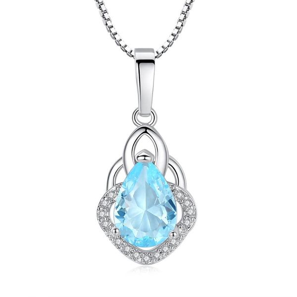 vc94 new heart lock necklace wish selling korean angel water drop micro-inlaid necklace wish, Silver
vc94 new heart lock necklace wish selling korean angel water drop micro-inlaid necklace wish, Silver