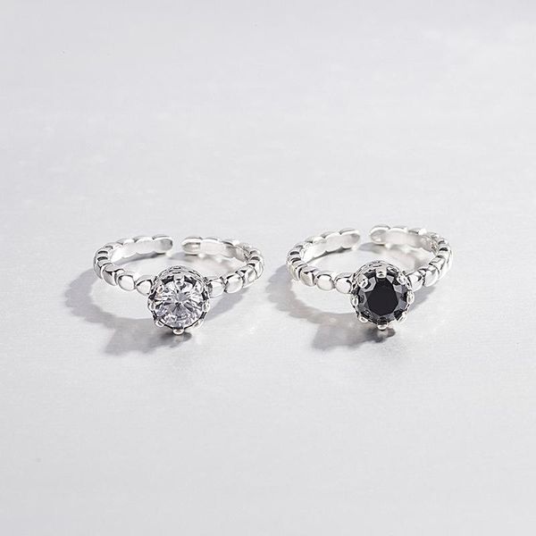 wedding rings 925 sterling silver ring cz for women color balck/white 1pcs, Slivery;golden
wedding rings 925 sterling silver ring cz for women color balck/white 1pcs, Slivery;golden