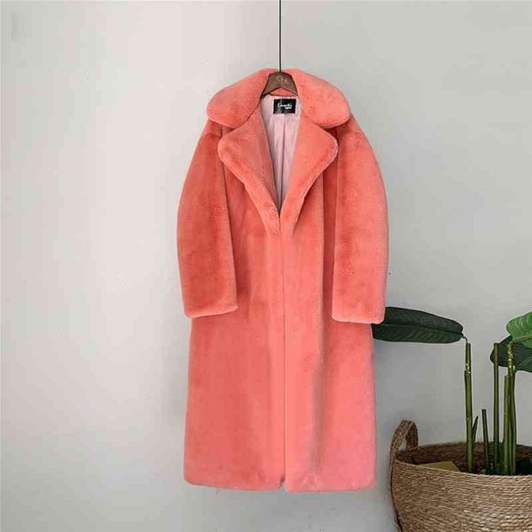 women's fur & faux winter fur from the fake long female coat luxury turn down collar thick women's jacket sleeve clothing mujer co, Black
women's fur & faux winter fur from the fake long female coat luxury turn down collar thick women's jacket sleeve clothing mujer co, Black