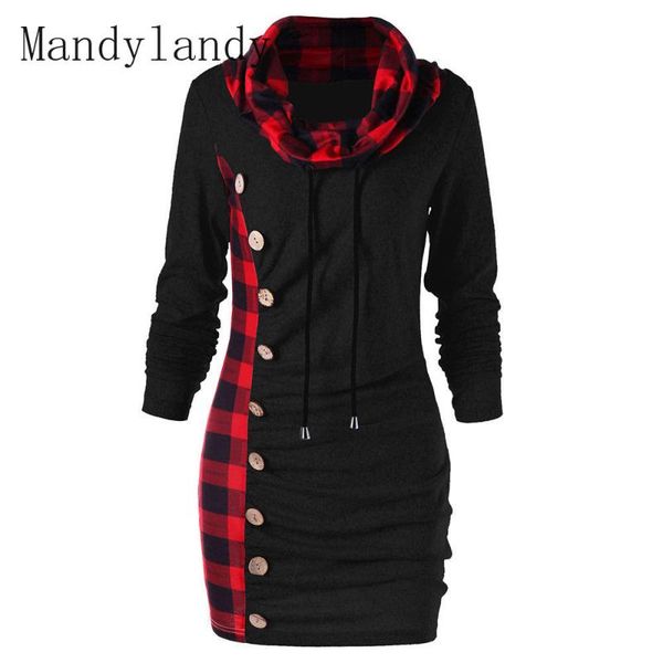 ethnic clothing mandylandy women's fashion slim dress spring and autumn leisure turtleneck plaid stitching single-breasted long sleeve, Red
ethnic clothing mandylandy women's fashion slim dress spring and autumn leisure turtleneck plaid stitching single-breasted long sleeve, Red