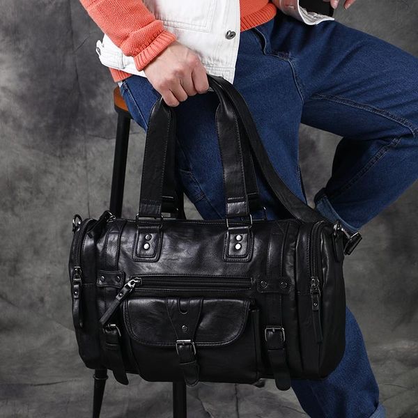duffel bags yilian men's bag shoulder cross-body fashion male handbag casual large capacity travel motorcycle
duffel bags yilian men's bag shoulder cross-body fashion male handbag casual large capacity travel motorcycle