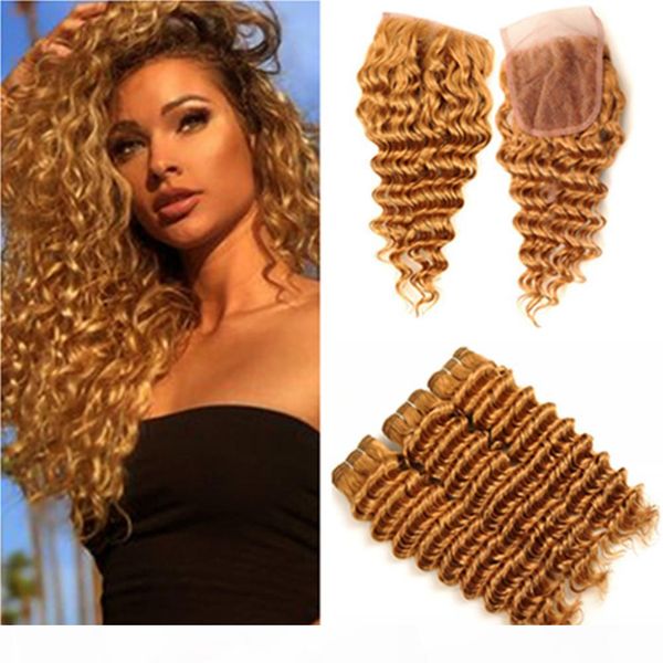 pure 27 honey blonde brazilian deep wave human hair weave bundles with closure strawberry blonde hair wefts with 4x4 lace closure, Black;brown
pure 27 honey blonde brazilian deep wave human hair weave bundles with closure strawberry blonde hair wefts with 4x4 lace closure, Black;brown