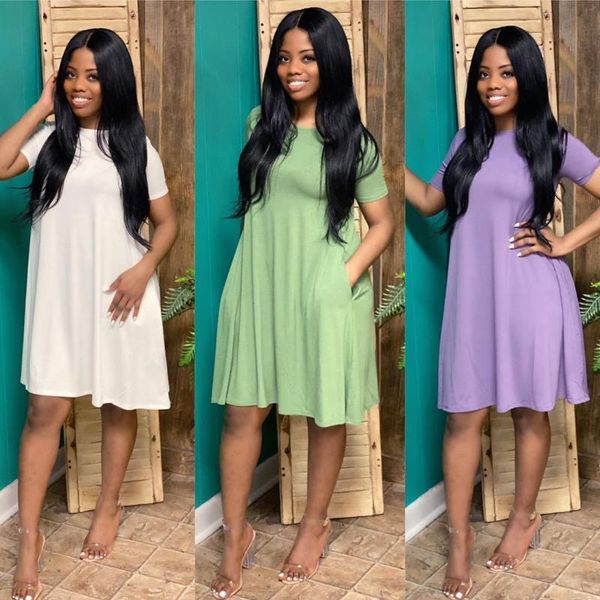 casual dresses european and american women's summer fashion personality solid color pocket dress nightclub, Black;gray
casual dresses european and american women's summer fashion personality solid color pocket dress nightclub, Black;gray