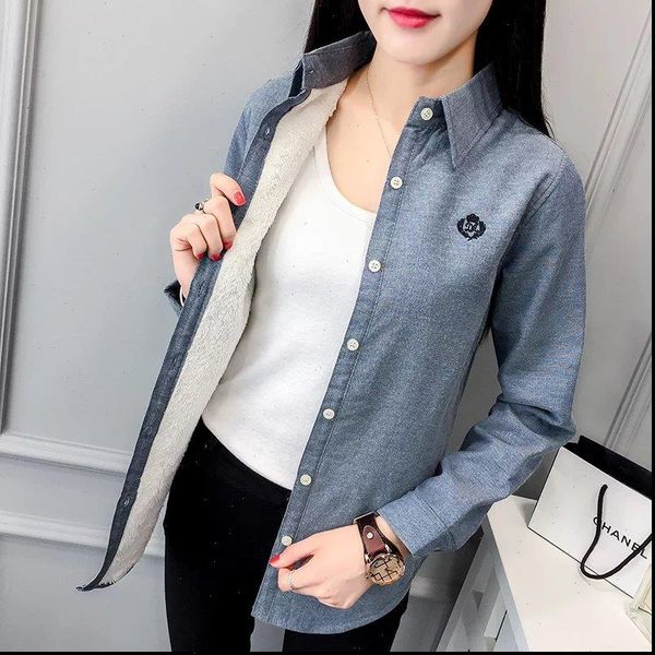 2xl autumn winter womens clothing new fashion office turn down collar long sleeve blouse embroidery thick blouses warm shirt, White
2xl autumn winter womens clothing new fashion office turn down collar long sleeve blouse embroidery thick blouses warm shirt, White