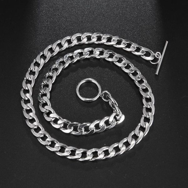 chains amc cuban chain long hip hop necklace for men women, basic punk curb link chokers,vintage solid metal collar, Silver
chains amc cuban chain long hip hop necklace for men women, basic punk curb link chokers,vintage solid metal collar, Silver
