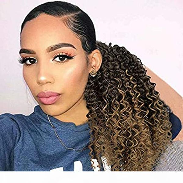 well balayaged ombre blonde afro kinky curly human hair drawstring kinky curly ponytail with clip in color t1b 27#, Black
well balayaged ombre blonde afro kinky curly human hair drawstring kinky curly ponytail with clip in color t1b 27#, Black