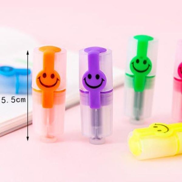 6 styles/set smiley aquarel kawaii letterhead marker pen art for children signing set markers school supplies, Black;red
6 styles/set smiley aquarel kawaii letterhead marker pen art for children signing set markers school supplies, Black;red