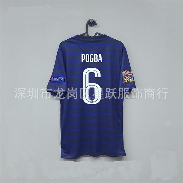 france home jersey 20-21 season national team world cup preliminaries short sleeve soccer shirt, Black;white
france home jersey 20-21 season national team world cup preliminaries short sleeve soccer shirt, Black;white