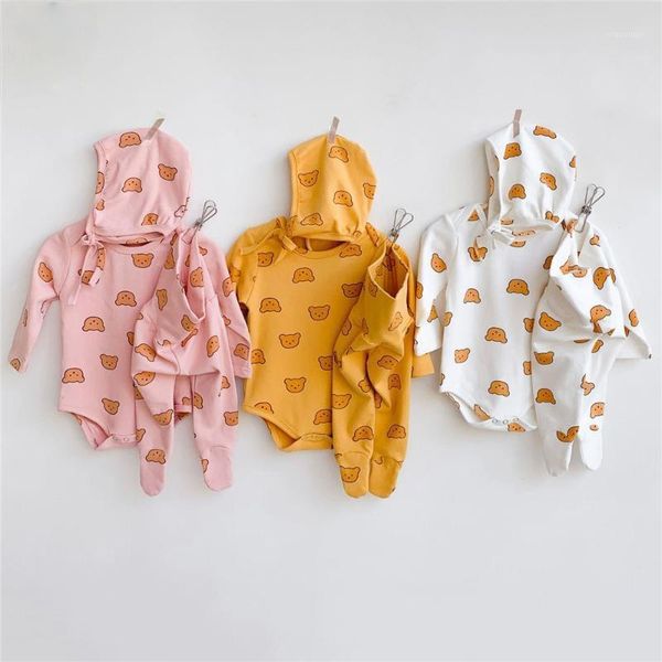 clothing sets baby girl boy clothes 3pcs bear romper + pant hat baby's underwear autumn cotton long sleeve born outfits, White
clothing sets baby girl boy clothes 3pcs bear romper + pant hat baby's underwear autumn cotton long sleeve born outfits, White