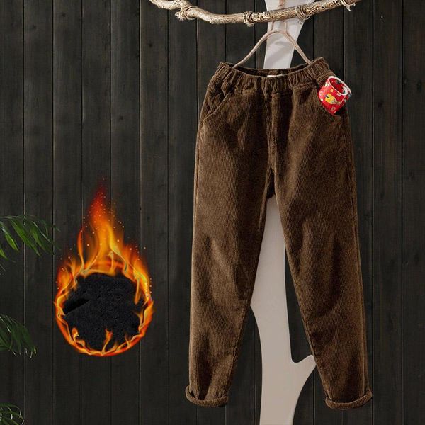women's pants & capris vintage corduroy women loose autumn winter plus velvet high waist female warm large size q1991, Black;white
women's pants & capris vintage corduroy women loose autumn winter plus velvet high waist female warm large size q1991, Black;white