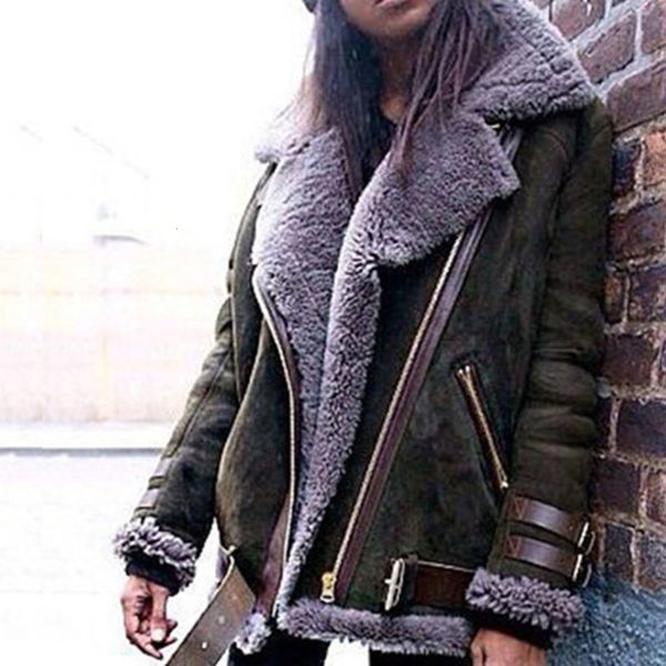 2021 new faux shearling sheep women suede leather jackets female autumn winter lambs wool short motorcycle windbreaker coats su1u, Black;brown
2021 new faux shearling sheep women suede leather jackets female autumn winter lambs wool short motorcycle windbreaker coats su1u, Black;brown