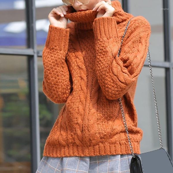 women loose brown turtlebneck sweater knitwear autumn winter sweaters long sleeve jumpers fashion casual pullover#0730g30 women's, White;black
women loose brown turtlebneck sweater knitwear autumn winter sweaters long sleeve jumpers fashion casual pullover#0730g30 women's, White;black