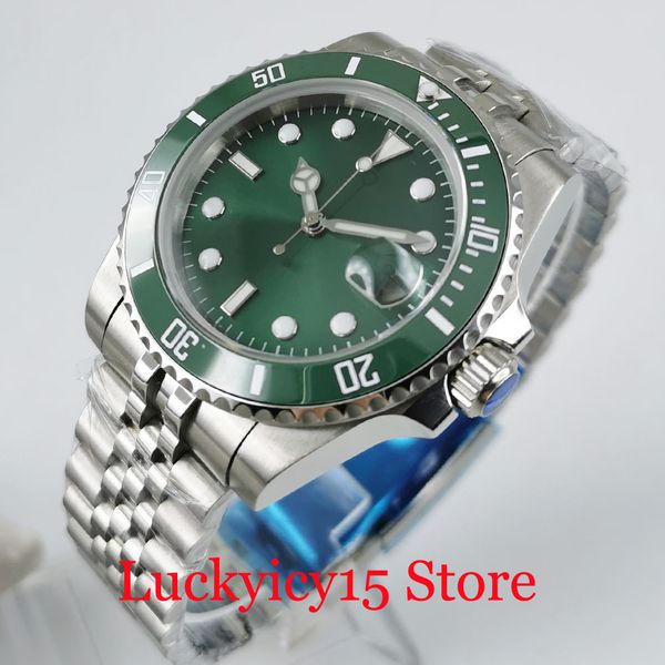 no automatic men watch sapphire glass miyota movement jubilee strap green dial 40mm case, Slivery;brown
no automatic men watch sapphire glass miyota movement jubilee strap green dial 40mm case, Slivery;brown