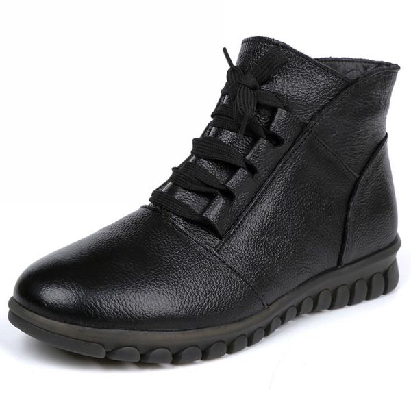 boots shoes leather genuine woman winter 2021 women's ankle flat with zip fur female retro, Black
boots shoes leather genuine woman winter 2021 women's ankle flat with zip fur female retro, Black