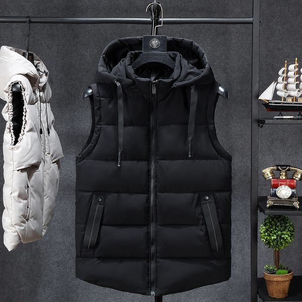 2021 new mens winter sleeveless jacket men down men's warm thick hooded coats male cotton-padded work waistcoat gilet homme vest 7xl wa, Black;white
2021 new mens winter sleeveless jacket men down men's warm thick hooded coats male cotton-padded work waistcoat gilet homme vest 7xl wa, Black;white