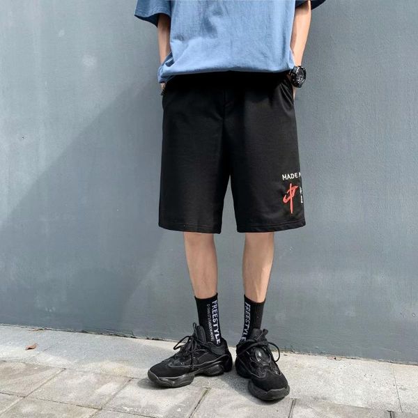 summer thin men's shorts korean version of the trend of sports and leisure five-point pants hong kong fashion brand pants, White;black
summer thin men's shorts korean version of the trend of sports and leisure five-point pants hong kong fashion brand pants, White;black
