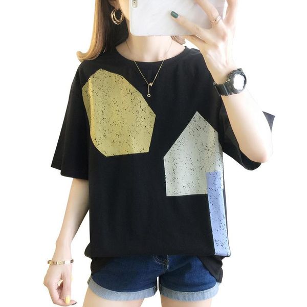 women's t-shirt pure cotton 2021 summer style printed grapefruit short-sleeved shirt simple trend black and white wn*
women's t-shirt pure cotton 2021 summer style printed grapefruit short-sleeved shirt simple trend black and white wn*