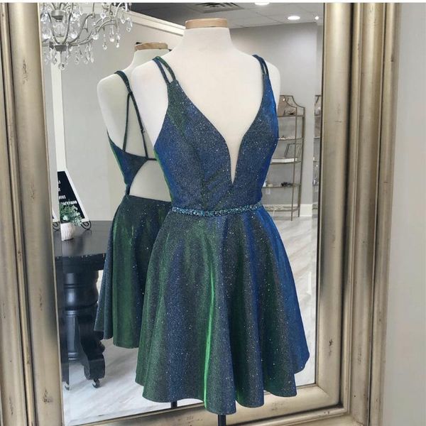 party dresses a-line short glitter v-neck homecoming with pockets criss cross back knee length robes de soirée for women, White;black
party dresses a-line short glitter v-neck homecoming with pockets criss cross back knee length robes de soirée for women, White;black