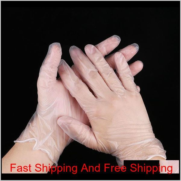100pcs/lot disposable transparent gloves pvc oil-proof headgear household universal cleaning gloves environmental pr qylmmc bdenet
100pcs/lot disposable transparent gloves pvc oil-proof headgear household universal cleaning gloves environmental pr qylmmc bdenet