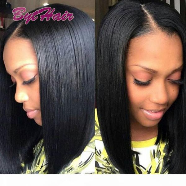 bythair short bob style lace front human hair wig straight middle part wig glueless full lace wig with baby hair, Black;brown
bythair short bob style lace front human hair wig straight middle part wig glueless full lace wig with baby hair, Black;brown