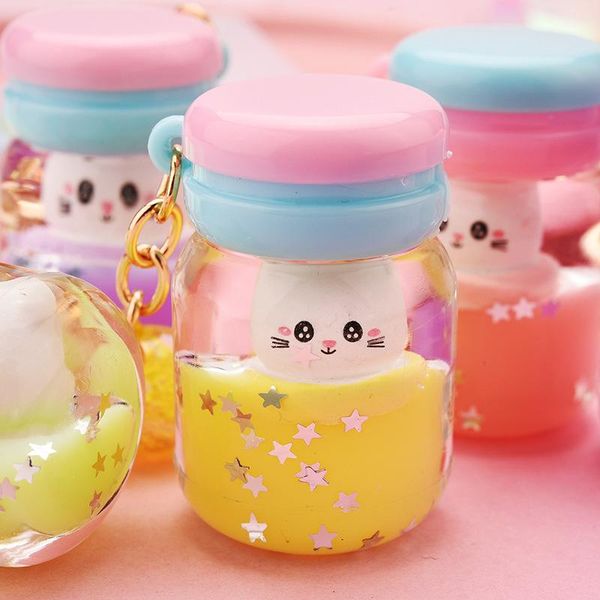 keychains 2021 cute simulation yogurt bottle acrylic macaron liquid quicksand cat doll keyring women girl bag pendant key ring, Silver
keychains 2021 cute simulation yogurt bottle acrylic macaron liquid quicksand cat doll keyring women girl bag pendant key ring, Silver