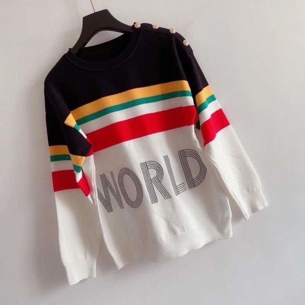 letter 2021 pullover sweaters brand same style women neck long sleeve crew shipping 822 clothing uaisi, Black
letter 2021 pullover sweaters brand same style women neck long sleeve crew shipping 822 clothing uaisi, Black