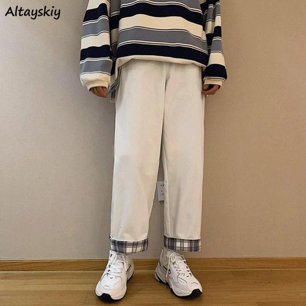women's pants & capris women casual simple fashionable plaid straight leisure all-match daily hipsters streetwear harajuku japan style, Black;white
women's pants & capris women casual simple fashionable plaid straight leisure all-match daily hipsters streetwear harajuku japan style, Black;white