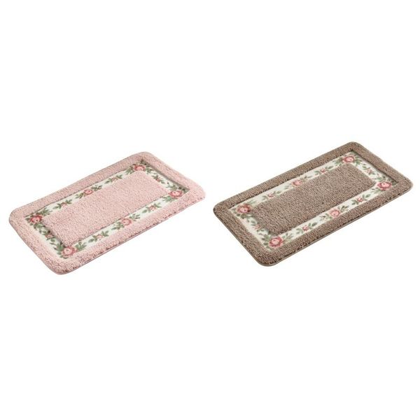 bath mats 2pcs pastoral style mat carpets anti-slip doormat shower room toilet rugs floor area decor pad,camel & pink 
bath mats 2pcs pastoral style mat carpets anti-slip doormat shower room toilet rugs floor area decor pad,camel & pink