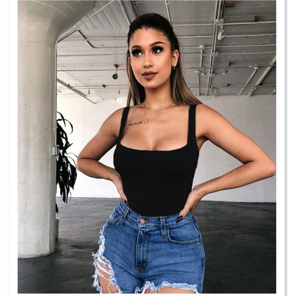 women's jumpsuits & rompers bodysuits women summer solid color body suits fashion slim fitness ladies square collar swimwear bodysuit, Black;white
women's jumpsuits & rompers bodysuits women summer solid color body suits fashion slim fitness ladies square collar swimwear bodysuit, Black;white