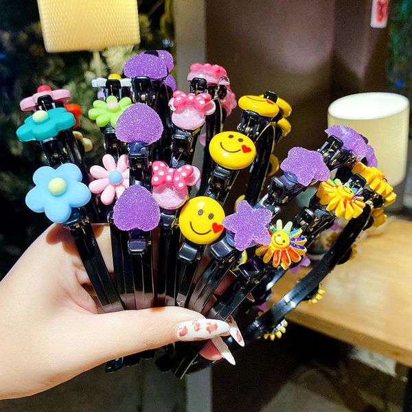 hair accessories 2021 baby cute girls hairband braided clip flower cartoon claw for children headband hairpin, Slivery;white
hair accessories 2021 baby cute girls hairband braided clip flower cartoon claw for children headband hairpin, Slivery;white