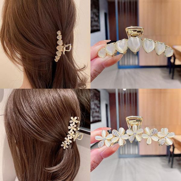 hair accessories korean gold opal metal claw for women 2021 girls vintage shell clips hairpins headband fashion gift, Slivery;white
hair accessories korean gold opal metal claw for women 2021 girls vintage shell clips hairpins headband fashion gift, Slivery;white
