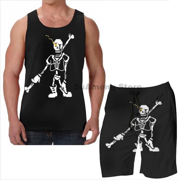 men's tracksuits summer print men tank women undertale disbelief inspired by beach shorts sets fitness vest, Gray
men's tracksuits summer print men tank women undertale disbelief inspired by beach shorts sets fitness vest, Gray