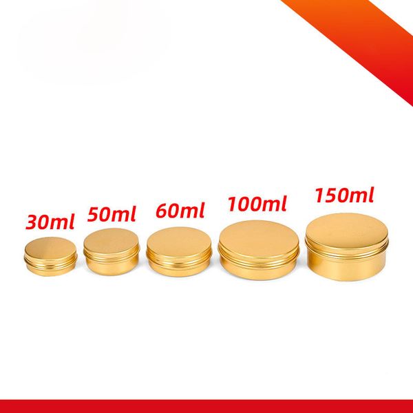 50ml/60ml/100ml/150ml aluminum cosmetic cream container gold metal tin ointment refillable jar aluminum lipstick packing pot wholesale
50ml/60ml/100ml/150ml aluminum cosmetic cream container gold metal tin ointment refillable jar aluminum lipstick packing pot wholesale