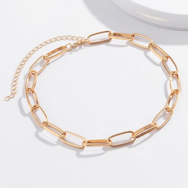 chokers basic punk necklace for men women chain link vintage metal choker gold sliver color hip hop big, Golden;silver
chokers basic punk necklace for men women chain link vintage metal choker gold sliver color hip hop big, Golden;silver