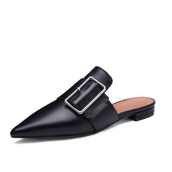 slippers outdoor women spring genuine cow leather fashion ladies low heels c241 casual woman beige black metal decoration slides
slippers outdoor women spring genuine cow leather fashion ladies low heels c241 casual woman beige black metal decoration slides