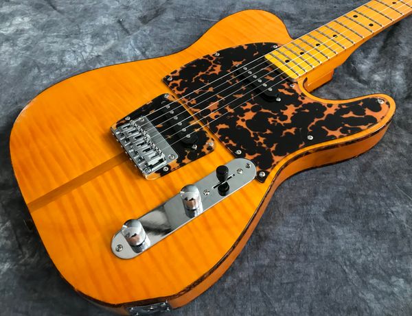 hs anderson & hohner prince madcat mad cat tele flame maple amber electric guitar leopard pickguard, red turtle binding, vintage tuners
hs anderson & hohner prince madcat mad cat tele flame maple amber electric guitar leopard pickguard, red turtle binding, vintage tuners