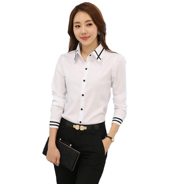 women and blouses office lady blouse slim shirts women blouses plus size casual shirt female blusas 2021, White
women and blouses office lady blouse slim shirts women blouses plus size casual shirt female blusas 2021, White