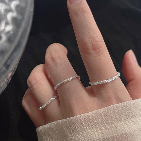 cluster rings silver plated sparkling rhinestone ring simple style versatile decorative compact index finger women fashion charm jewelry, Golden;silver
cluster rings silver plated sparkling rhinestone ring simple style versatile decorative compact index finger women fashion charm jewelry, Golden;silver