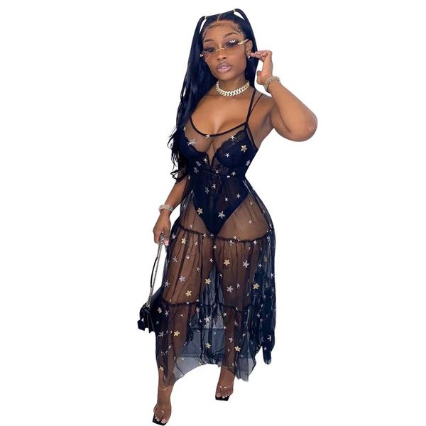 casual dresses summer women's dress 2021 sundress strap tunics black sheer long mesh see through holiday club party beach, Black;gray
casual dresses summer women's dress 2021 sundress strap tunics black sheer long mesh see through holiday club party beach, Black;gray