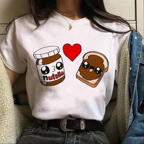 kawaii nutella print t shirts women cartoon cute tee fashion graphic printed tshirt aesthetic streetwear female t shirt, White
kawaii nutella print t shirts women cartoon cute tee fashion graphic printed tshirt aesthetic streetwear female t shirt, White