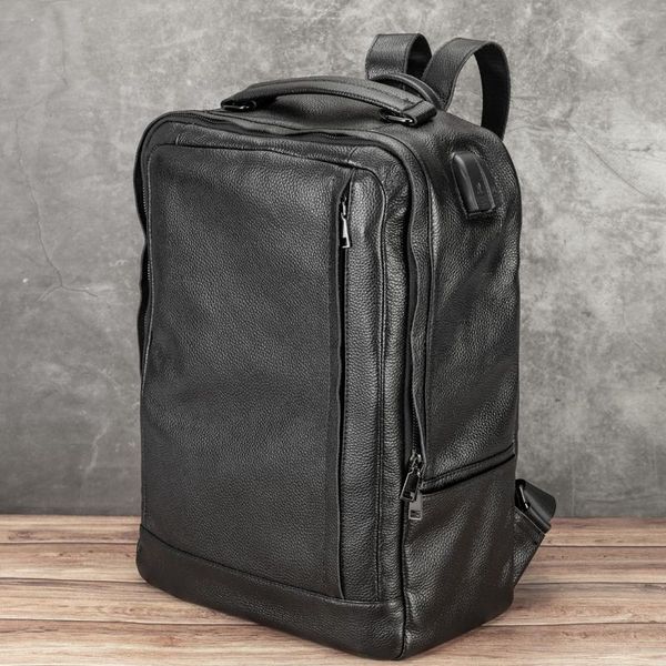 backpack leather men's casual travel bag first layer cowhide trendy simple 15.6 inch lapbusiness computer bags
backpack leather men's casual travel bag first layer cowhide trendy simple 15.6 inch lapbusiness computer bags