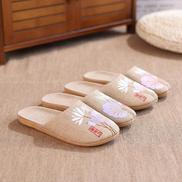 slippers summer breathable linen women shoes flat half slipper mules 2021 female embriodery home casual, Black
slippers summer breathable linen women shoes flat half slipper mules 2021 female embriodery home casual, Black