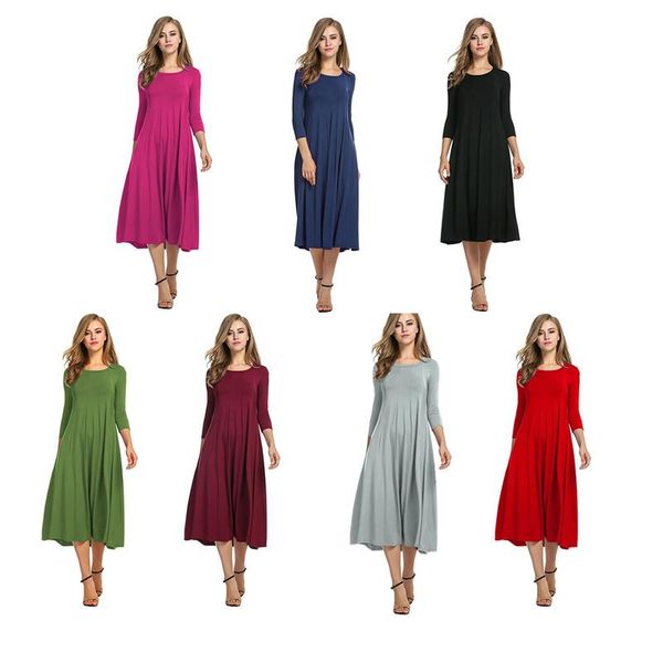 casual dresses women vintage dress autumn winter loose boho long maxi plus size, Black;gray
casual dresses women vintage dress autumn winter loose boho long maxi plus size, Black;gray