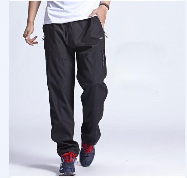 men's pants gyms joggers fitness skinny sweatpants sportswear sporting men quickly dry breathable harem trousers, Black