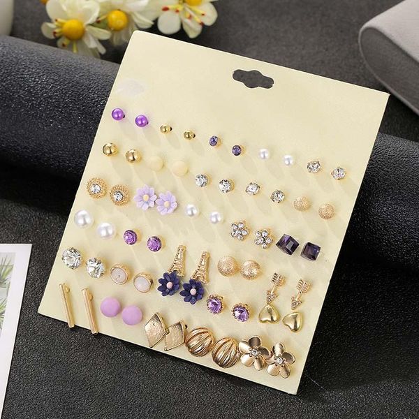 stud european and american exaggerated fantasy romantic love purple temperament wild inlaid crystal suit combination woman earrings, Golden;silver
stud european and american exaggerated fantasy romantic love purple temperament wild inlaid crystal suit combination woman earrings, Golden;silver