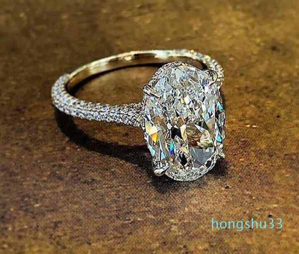 sparkling luxury jewelry real 925 sterling silver large cut white diamond gemstones eternity women wedding band ring gift, Slivery;golden
sparkling luxury jewelry real 925 sterling silver large cut white diamond gemstones eternity women wedding band ring gift, Slivery;golden