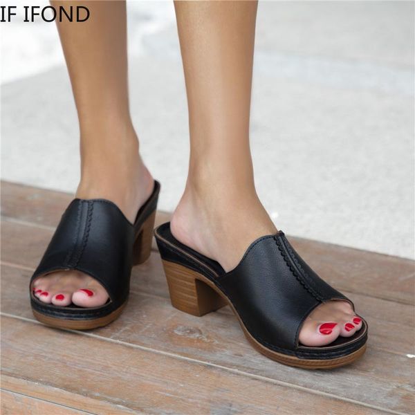 if ifond 2021 fashion summer beach shoes for women square high heel pu leather gladiator sandals elegant ladies slippers, Black
if ifond 2021 fashion summer beach shoes for women square high heel pu leather gladiator sandals elegant ladies slippers, Black